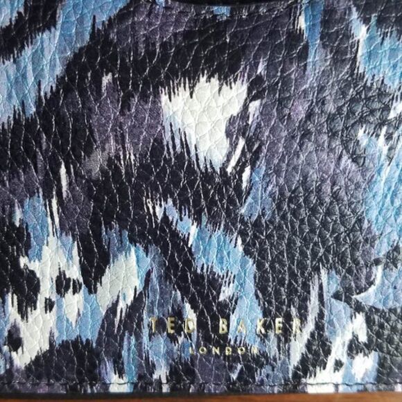 Ted Baker Urban Large Bobbie Wallet Blue Keemia Matinee Bag - Picture 5 of 9